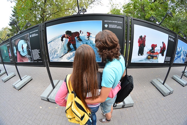 Выставка об экспедиции школьников к Северному полюсу пройдет в России