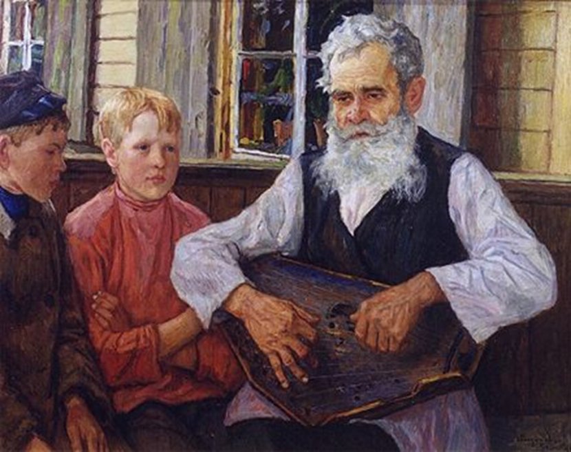 Деревенское детство в картинах Богданова-Бельского