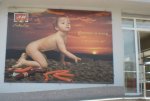 Билборд с голым ребёнком, рекламирующим колбасу, вызвали недовольство жителей Софии