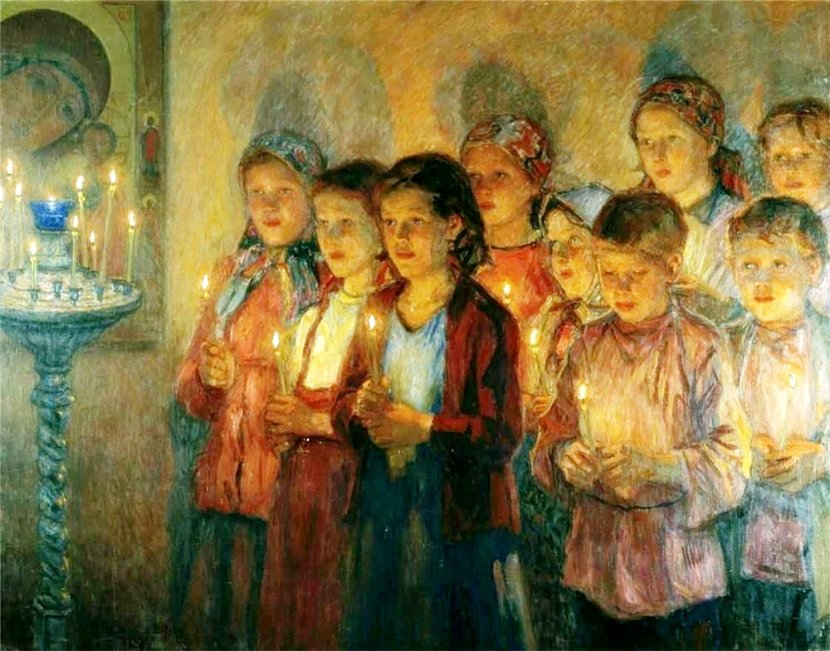 Деревенское детство в картинах Богданова-Бельского